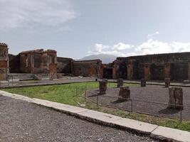 Pompeii, the ancient Roman city buried by the eruption of Mount Vesuvius, stands as a UNESCO World Heritage Site, offering a unique glimpse into daily life during the Roman Empire. photo