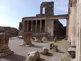 Pompeii, the ancient Roman city buried by the eruption of Mount Vesuvius, stands as a UNESCO World Heritage Site, offering a unique glimpse into daily life during the Roman Empire. photo