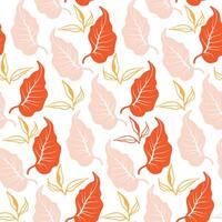 Seamless  Flower pattern Background vector