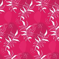 Seamless  Flower pattern Background vector