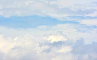 photo of a view of clouds and clear blue sky