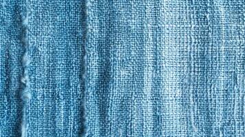 AI generated Blue textile background. photo