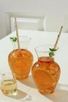 Sweet Ice Tea with Liquid Sugar photo