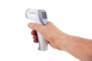 Electronic Thermometer white photo