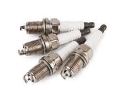 Spark plugs isolated photo