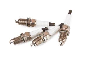 Spark plugs isolated photo