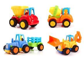 toy truck on white photo