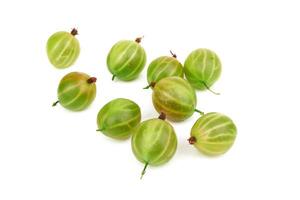 Gooseberry on white photo