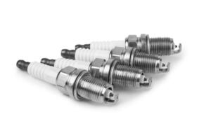 Spark plugs isolated photo