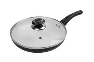 fry pan on white photo