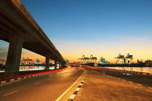 transport and shipping yard ,use as logistic background photo