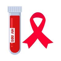 Illustration of world aids day vector