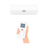 Illustration of air conditioner vector