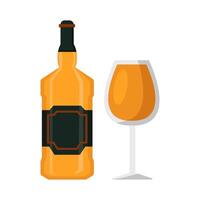 Illustration of alcohol drink vector