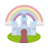 ilustración del castillo vector