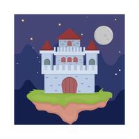 Illustration of castle vector