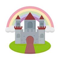 ilustración del castillo vector