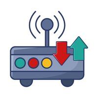 Illustration of wifi network vector