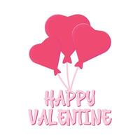 Illustration of happy valentine vector