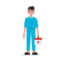 Illustration of nurse vector