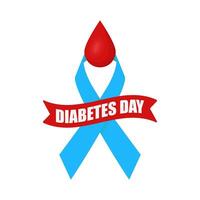 Illustration of world diabetes day vector