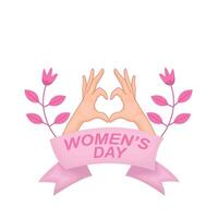 Illustration of women's day vector