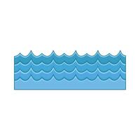 Illustration of sea wave vector