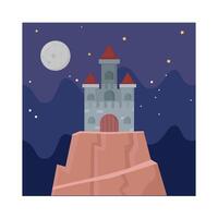 Illustration of castle vector