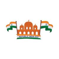 Illustration of republic day vector