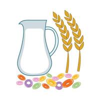 Illustration of cereal vector