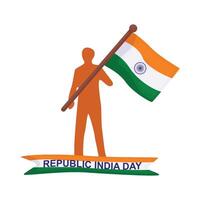 Illustration of republic day vector