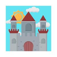 ilustración del castillo vector