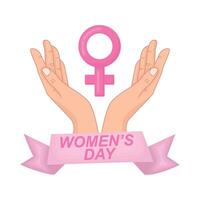 Illustration of women's day vector