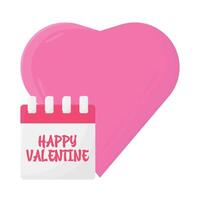 Illustration of happy valentine vector