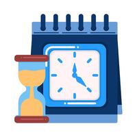 Illustration of deadline vector