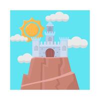 ilustración del castillo vector