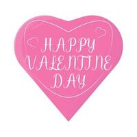 Illustration of happy valentine day vector