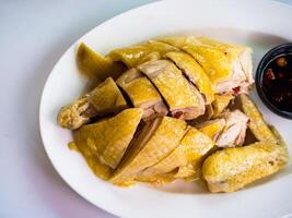Chopped boiled chicken - A Popular Taiwanese food photo