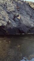 rocheux affleurement extension dans australien océan video