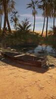 A boat sitting on top of a sandy beach video