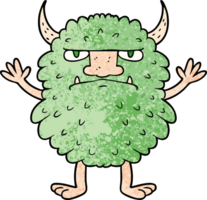 cartoon grumpy monster png