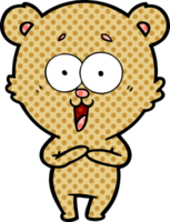 laughing teddy  bear cartoon png