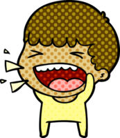 cartoon laughing man png