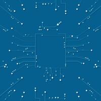 impreso circuito junta, tarjeta madre. resumen tecnológico antecedentes. ai, computadora tecnología, vector