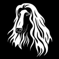 Afghan Hound - High Quality Vector Logo - Vector illustration ideal for T-shirt graphic