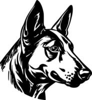 Australian Kelpie, Minimalist and Simple Silhouette - Vector illustration