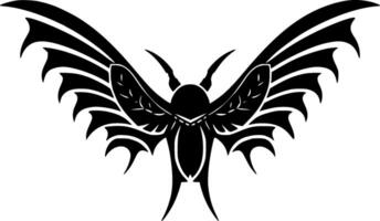 Bat, Minimalist and Simple Silhouette - Vector illustration
