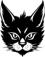 gato, minimalista y sencillo silueta - vector ilustración