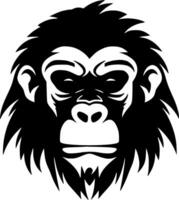 chimpancé, minimalista y sencillo silueta - vector ilustración