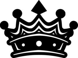 Crown - Minimalist and Flat Logo - Vector illustration